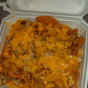 Chicken Fajita Nachos! YUM!