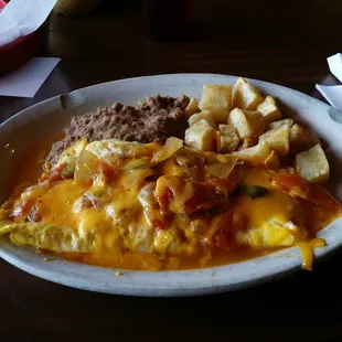 Very tasty, filling and excellent for breakfast or brunch.