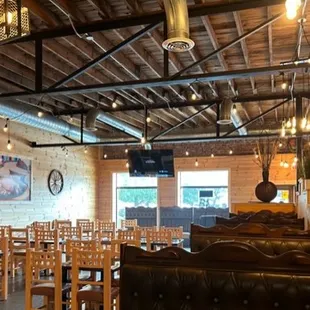 the interior of a restaurant