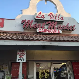 the front of the store