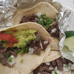 Steak tacos