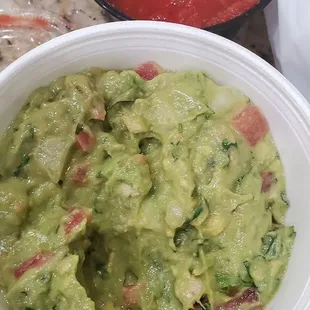 Guacamole and salsa