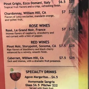 They have wine and beer, no hard liquor.