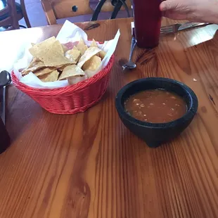 Perfect chips and salsa.