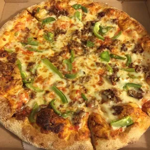 Large 2 topping pizza