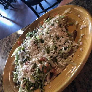 Niño pobre huarache made fresh DELICIOUS