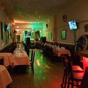 the interior of the restaurant