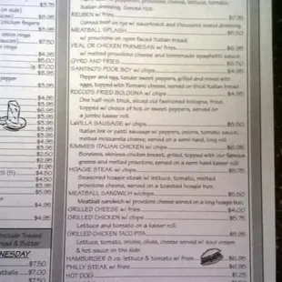 Current Menu (6/2015)