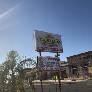 a sign for a restaurant