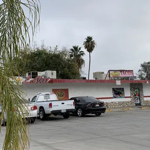 cars parked in a parking lot