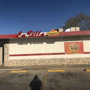 the exterior of the restaurant