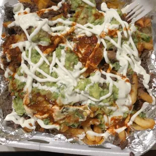 Try our new crunchy fries with Asada Fries, or California Burrito!