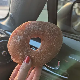 Fluffy and delicious sugar donut