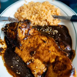 Mole Poblano: $14. Over salted.