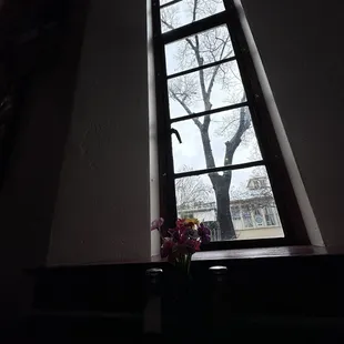 View from my table, as I wait for my breakfast.