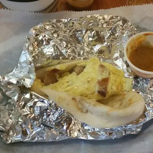 Bacon and Egg Burrito
