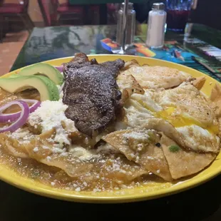 Chilaquiles Verdes o Rojos!