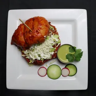 a plate of food