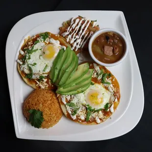 a plate of food
