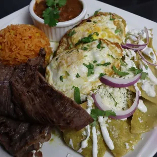 a plate of food
