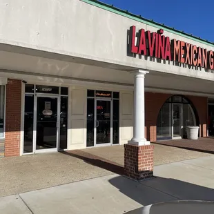 Unassuming strip mall entrance