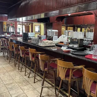 Spacious and attractive bar area