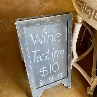 $10 tasting