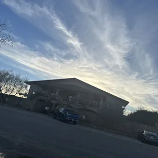 outside