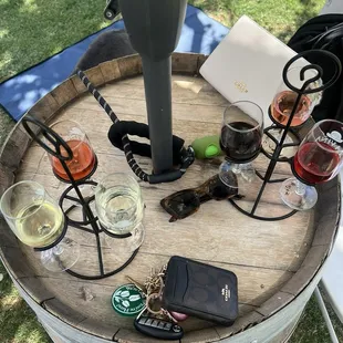 Two Wine Tasting Flights