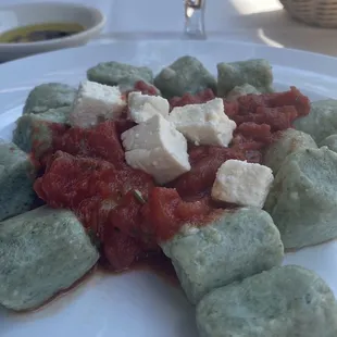 Spinach gnocchi