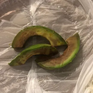 Avocado on my fajitas