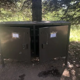 Bear proof food storage!