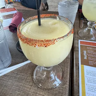 Regular lime frozen margarita