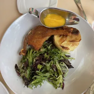 Crunchy duck confit