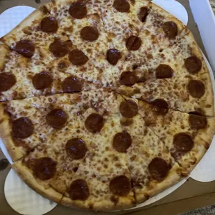 Pepperoni pizza