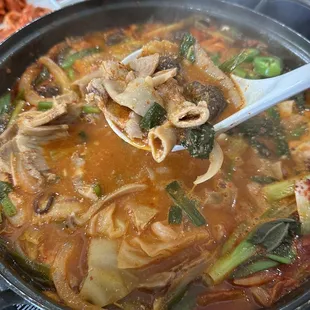 Korean Blood Sausage Stew