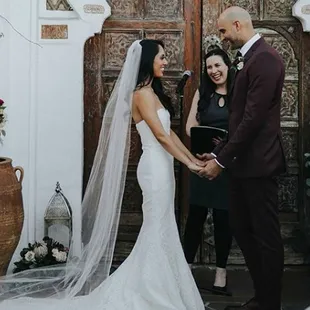 Such a stunning wedding in Palm Springs.