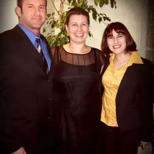 LA Wedding Woman, Arielle Haze with happily married clients!