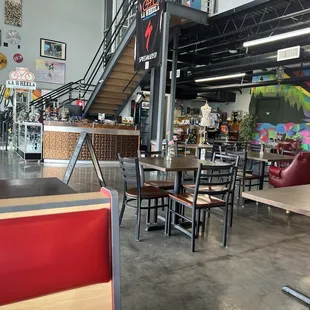 View of store and bike shop