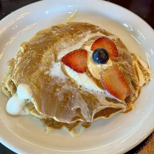Tres leches pancakes