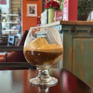 Affogato coffee