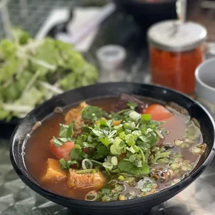 Bún riêu óc