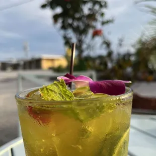 Mojito I believe. Passion fruit