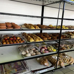 a variety of donuts and pastries