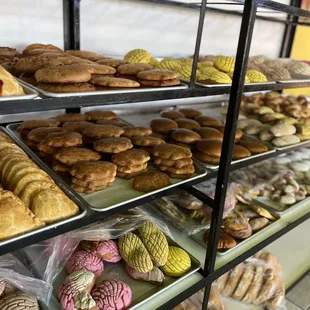 a variety of baked goods
