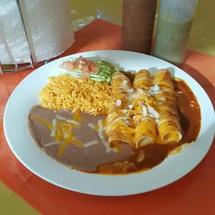 Chili Cheese Enchiladas