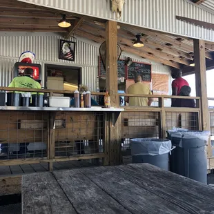 the inside of a restaurant