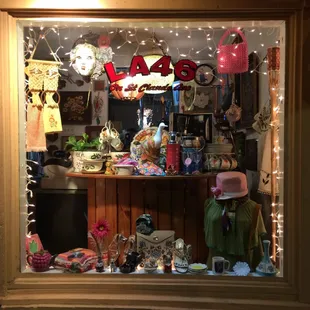 One of the windows at LA46 at 2232 St Claude Avenue in New Orleans....