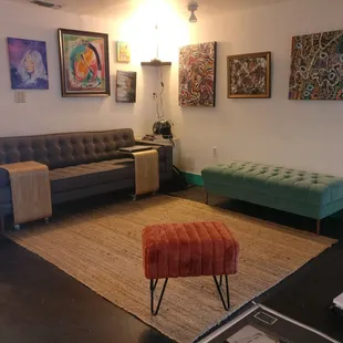 This small area is right around the corner of our Open Area, where people can get comfortable in a more homely and familiar environment.