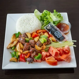 steak, food